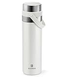 Vacuum insulated Bottle with cup 580ml/20oz Stainless Steel Thermo Bottles for Hot and Cold drink co