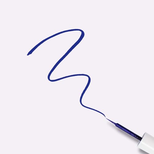 Image of Plum Lash Serum Eyeliner | Clinically Proven To Boost Lash Growth | Intensely Pigmented | Matte Finish | Smudge-Proof | 02 Blue-ming (Pack of 2)