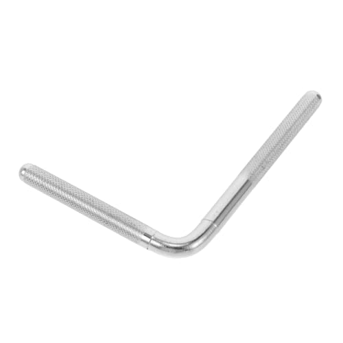 BESPORTBLE Shaped Cowbell Mounting Rod for Drum Kit Heavy Duty Metal Extension Bracket for Percussion Holder for Compact Portable Drum Accessory