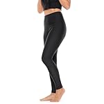 Women's High Rise Swim Leggings - UPF 50+ Sun Protection - Ocean Sculpt - Image 3
