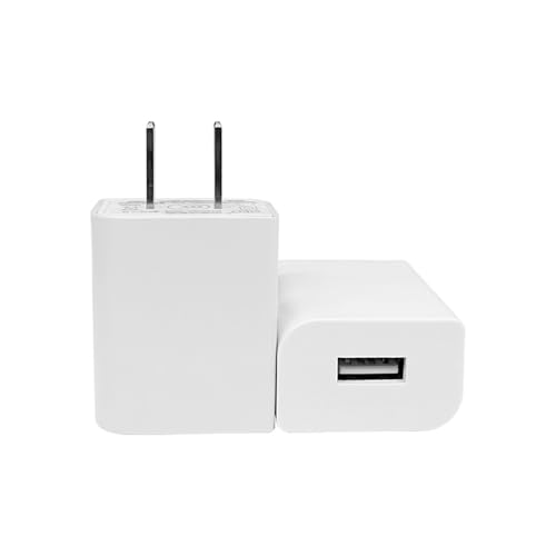 Geao Adapter UL Certified 5V 1A 1000MA 5W USB Wall Charger with US Plug for Android Smartphones Kindle Fire Security Camera iPhone iPad iPad Samsung HTC LG iPod Nokia Travel Office Home-1 PCS