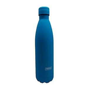 Nerthus FIH 605 605 dubbelwandige warmwaterkruik voor koud en warm design, 750 ml, BPA-vrij, luchtdicht deksel…
