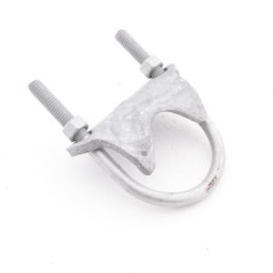 #US Conduit Clamp, 1-1/2", HDG, Malleable Iron, Right Angle