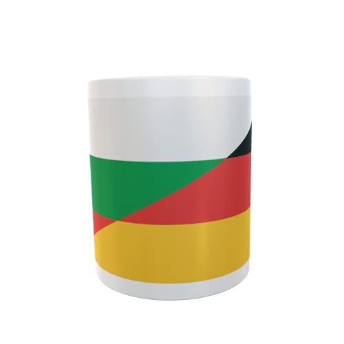 U24 Tasse Kaffeebecher Mug Cup Flagge Bulgarien-Deutschland