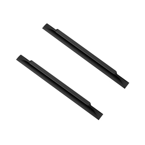 ドア食器棚ノブ、家具引き出し引き手、2個ブラックキャビネットドアノブハンドルアルミニウム合金キャビネットプル引き出しノブドアノブキッチンハンドル、家具、ドレッサー、ワードローブ(色:シルバー)。