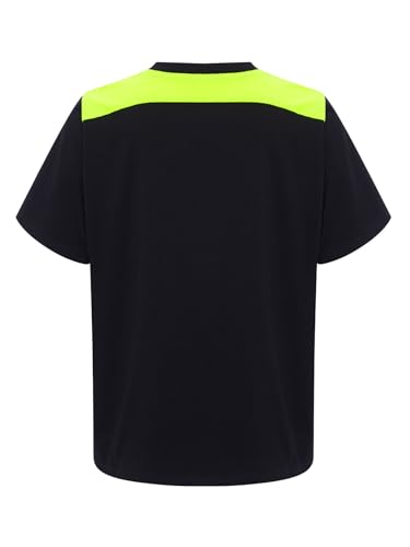 Jugaoge Kids Boys Short Sleeve T-Shirts Moisture-Wicking Soccer Jersey Workout Sport Shirts Summer Tops4