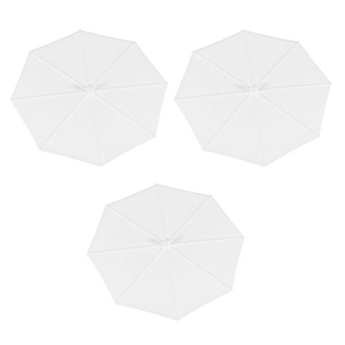 YARNOW Tampa de copo - 4 peças de tampas de silicone em forma de guarda-chuva, tampas de copo prátic