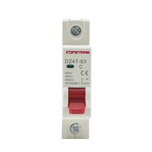 Disjoncteur miniature 40A DZ47 1P boîtier modulaire tableau 400V