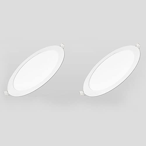 2 Downlight LED 20W 2000 Lumen - Faretti Incasso Extra Slim 4500K Per Interni