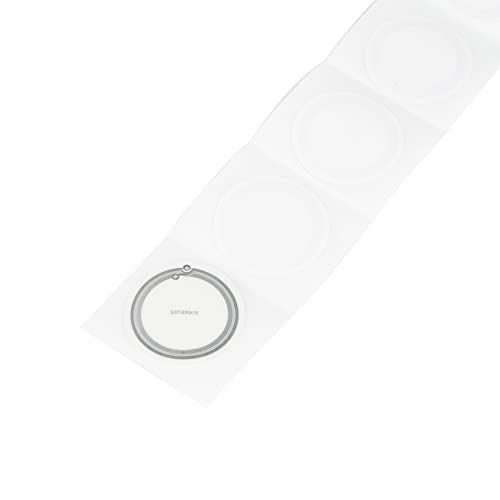 Image of RRHFT10 13.56 MHz ISO15693 ISO18000-3 iCode SLIX HF RFID Wet Inlay Label Tag - DIA-40 mm, Pack of 500