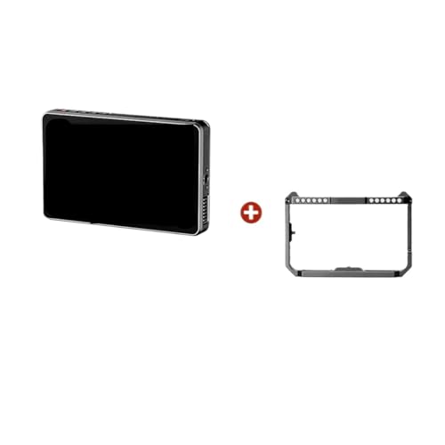 Image of ,Compatible for Viltrox, DC-X2 /DC-X3 Portable Monitor 6 Inch 2000 Nits 4K Touch Screen Profissional Photographic HD FHD Camera Monitor for Vedio(DC-X2 W Rabbit Cage)