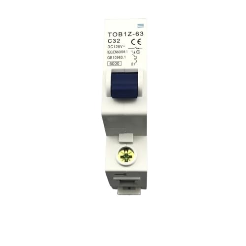 Disjoncteur monophasé TOBIZ-63 32A pour protection circuit électrique DC 125V