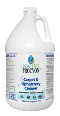 Procyon 6 Each- 1 Case- 64 oz. Bottles- Soap Free Carpet & Upholstery Cleaner Concentrate. Will clean approximately 5,000 sq. ft. per each unit.