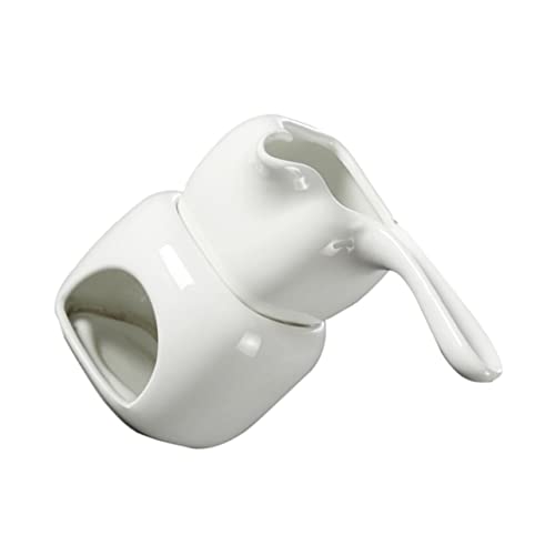 GRIRIW 110ml Chocolate Melting Pot Ceramic Stove Melting Pot for Cheese Candy Chocolate Candle Caramel Kitchen Cookware Fine Workmanship