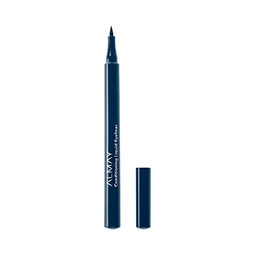 Almay Conditioning Liquid Eyeliner, Longwearing, Waterproof, Hydrating, 30 Navy, 0.03 Fl Oz. #TOP2