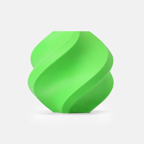 Image of Bamboo Lab PETG HF Refill Filament 1.75mm High-Speed, Easy to Print, Smooth Texture, Eco Friendly with RFID for Bambu Lab X1, P1,A1 Series 1KG (2.2lbs) Exclude Spool + /- 0.03mm (Lemon Green 33501)