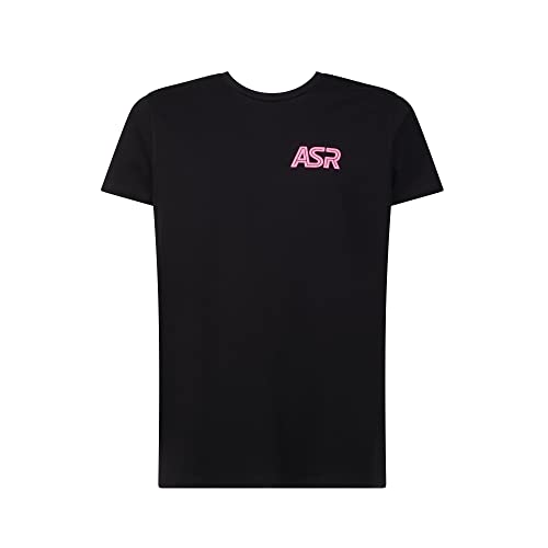 GIL ASR Herren T-Shirt, Schwarz und Fluo-Pink, Extra Large, Schwarz und Rosa Fluo, XXL Cover