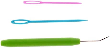 IEUDNS Handle Knitting Loom Hook + 2 Pieces - 5