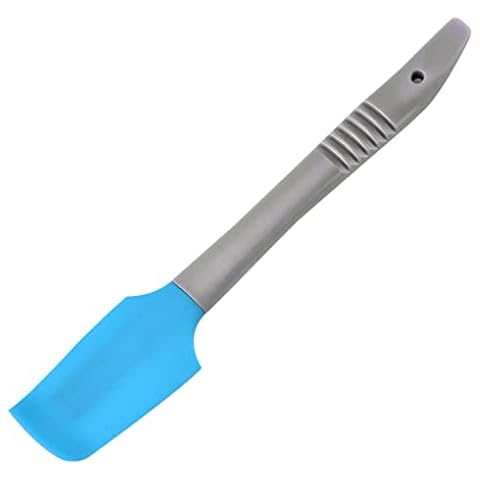 vreplrse Silicone Spatula Batter Pastry Scrapers Kitchen Baking Household Cooking, Deep Blue, 19x3.4cm Cover