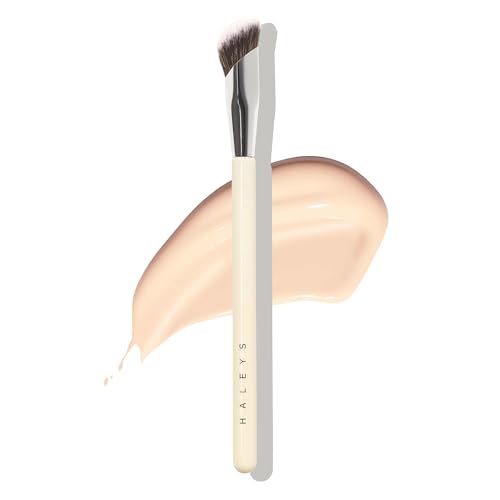 Haleys Precision Concealer Brush, Under-Eye, Cream, Liquid &amp; Powder, Vegan