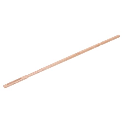 JEWEDECO Wooden Flute Cleaning Rod Flute Cleaning Brush for Flutes and Piccolos Flute Cleaning Sticks Musical Instrument Clean Accessory
