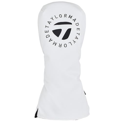 テーラーメイド(TAYLOR MADE) サークルロゴ ヘッドカバー ドライバー ホワイト ユニセックス ヘッドカバー 25SS