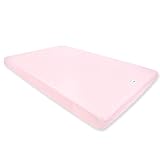 Burt's Bees Baby - Fitted Mini Crib Sheet for Pack 'n Play or Portable Playard, 100% Organic Cotton (Blossom) , 24x38 Inch (Pack of 1)