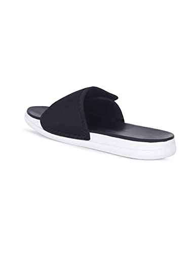 Image of AADI Men's Synthetic Leather Daily Casual Sliders /Flip Flop & Slippers