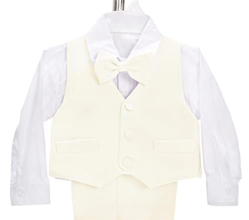 image for Dressy Daisy Toddler Boy' 5 Pcs Set Formal Tuxedo Suits No Tail Weddin