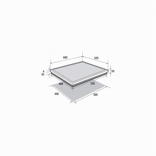 Plaque Induction Sauter SPI4367B – 3 Foyers, 7200W, Minuteries - vue 3
