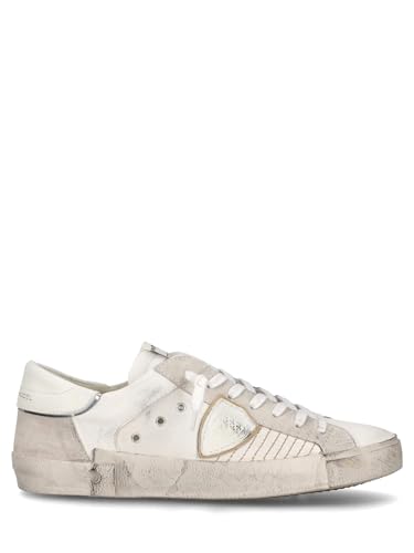  Philippe Model Sneaker da Uomo Paris X Effetto Used Bianca, Size: 41