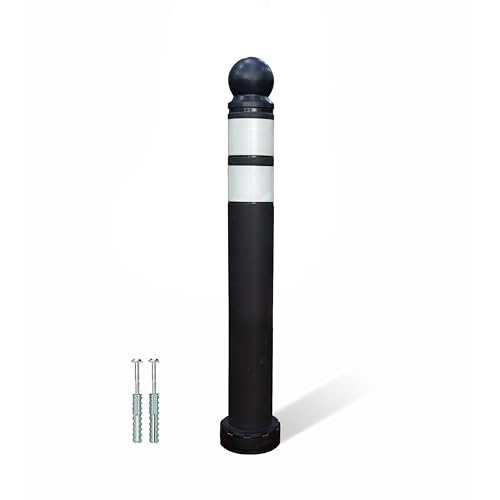 68cm Anti Parking Traffic Delineator | Black Reflective Safety Ba...