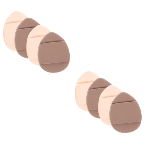 SOESFOUFU 2sets Powder for Face Triangle Powder Puff Makeup Small for Women 4pcs*2