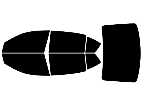 Rvinyl Window Tint Kit Compatible with Honda Accord 2013-2017 Sedan - Black 5% - Single Ply No Bubble Film - Do it Yourself Vehicle Complete Precut Kit