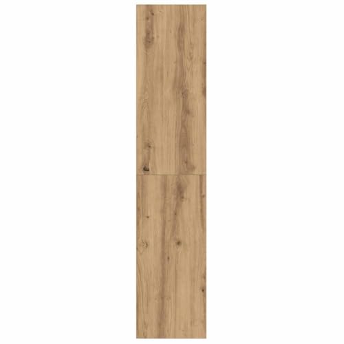 Estantería de pared estrecha madera envejecida para pasillo y dormitorio 143 cm 7