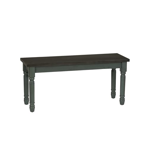 Powell Furniture Willow Dining Bench, Multicolor, 40”W x 14.02”D x 18.31”H