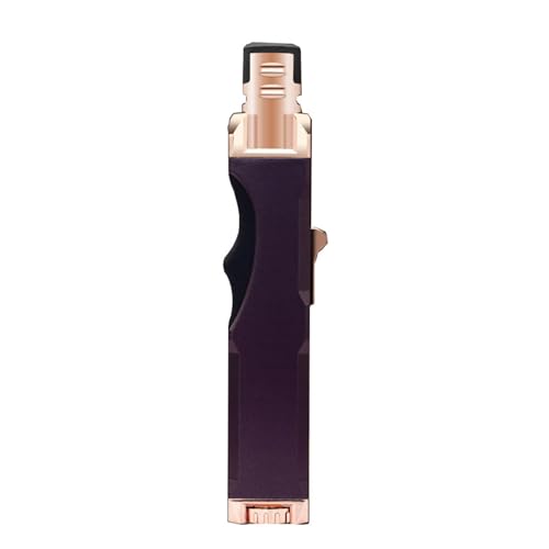 Encendedor de antorcha de butano recargable con diseño metálico duradero 2