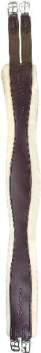 Perri's Leather Sheepskin Overlay Girth, Havana, 48-Inch #TOP24