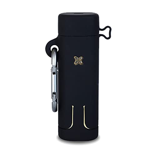 Fironst Protective Case for Pax 3 and Pax Plus, Premium Silicone Rubber Skin Sleeve Accessories Compatible with Pax 3 & 2 with Metal Carabiner Easy to Carry (Black)