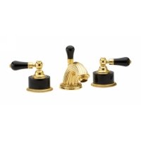 Phylrich K274 025 - Regent Lavatory Faucet Black Onyx Handle