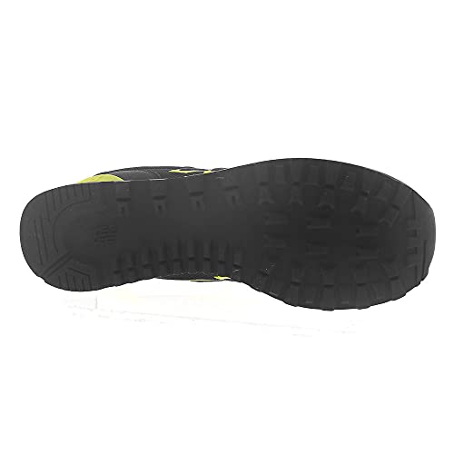 Image of New Balance Men's 515 V3 Sneaker, Black /Sulphur Yellow, 14 Wide