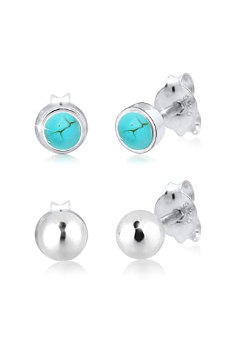 Conjunto de joyas de plata Elli acabado premium de alta joyería