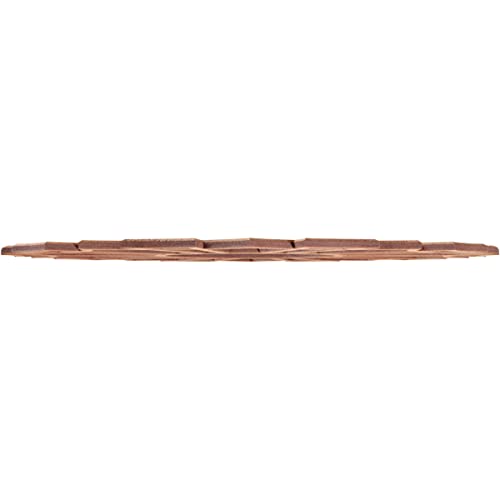 Image of Ekena Millwork 16 inchOD x 5 5 /8 inchID x 1 /4 inchT Augustus Wood Fretwork Pierced Ceiling Medallion, Cherry