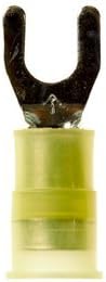 MNG10-10RK Scotchlok Ring Tongue Nylon Insulated W/insulation Grip Studs Size: 10, Yellow (Pack of 500)
