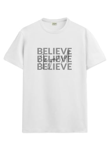 Image of ADRO Tshirt for Men | Printed T Shirt for Men | 100% Cotton Regular Fit T-Shirt |Printed T Shirt