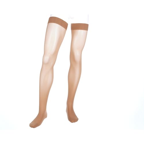 Image of Medium, Beige : mediven Assure, 20-30 mmHg, Thigh High Compression Stockings, Closed Toe Compression Stockings