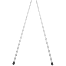 2pcs Metal Football Table Pole Premium Foosball Table Accessories Soccer Machine Part for Smooth Gameplay Replacement Rod for Standard Tables Easy Assembly Stable Performance
