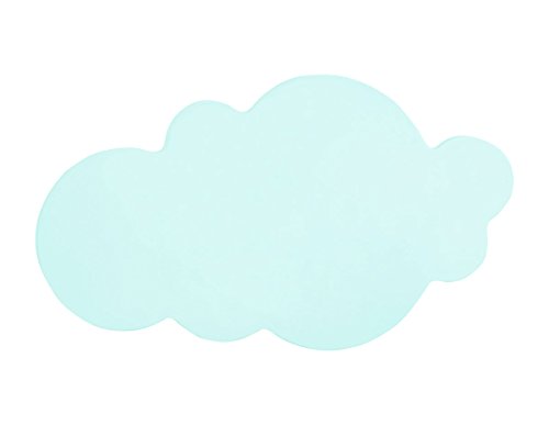 Bainba Aplique de Pared en Forma de Nube, E27, Menta, 48 x 26 cm