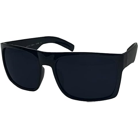 Gafas de sol XL para hombre grinderPUNCH con montura grande y ancha, tinte negro oscuro, 148 mm Cover