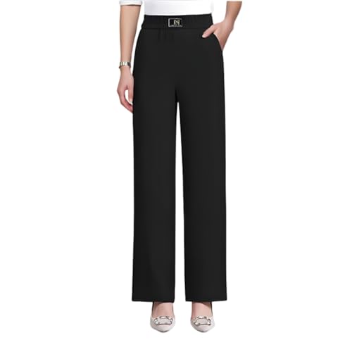 Linebalm Pant, Glamorease - Perfect Drape High Rise Pull-On Stretch Pants, Lightweight Breathable, Reinvent Seniors' Elegance